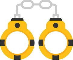 Handcuffs Vector Icon Design