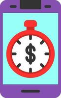 Time is money Vector Icon Design