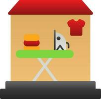 Laundry shop Vector Icon Design