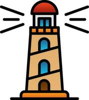 Lighthouse Vector Icon Design