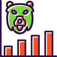 Bear market Vector Icon Design