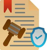 Legal document Vector Icon Design