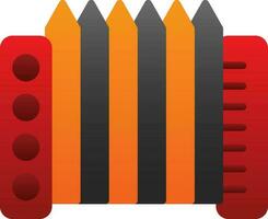 Accordion Vector Icon Design