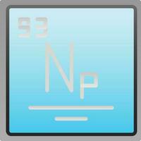 Neptunium Vector Icon Design