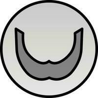 Beard Vector Icon Design