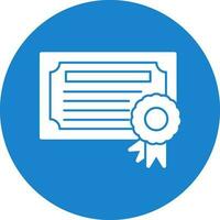 Certificate Vector Icon Design