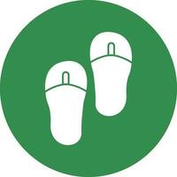 Flip flops Vector Icon Design