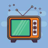 television vector illustration on a background.Premium quality symbols.vector icons for concept and graphic design.