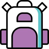 school bag vector illustration on a background.Premium quality symbols.vector icons for concept and graphic design.