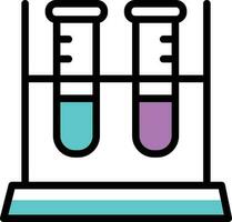 test tube vector illustration on a background.Premium quality symbols.vector icons for concept and graphic design.