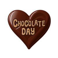 World chocolate day text typography, calligraphy, lettering inscription clipart on transparent background, Chocolate bar clipart on transparent background, National Chocolate Day png