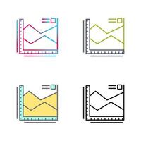 Spline Chart Vector Icon