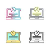 CV Vector Icon