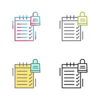 Shopping List Vector Icon