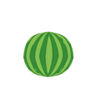 Full green watermelon illustration, isolated watermelon clipart, full watermelon illustration , National Watermelon Day png