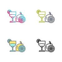 Lime Juice Vector Icon