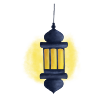 watercolor ramadhan lantern png