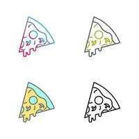 icono de vector de pizza