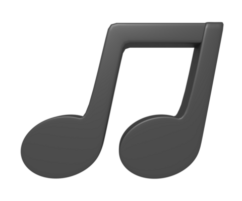 White Music Notes PNGs for Free Download
