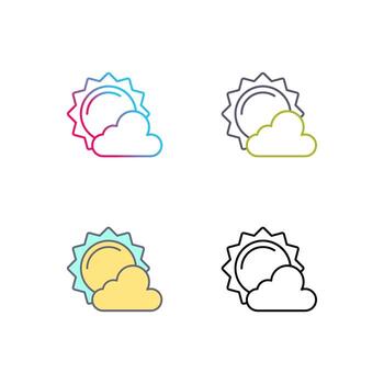 icono de vector de sol