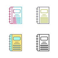 Notebook Vector Icon