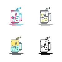 Iced Tea Vector Icon