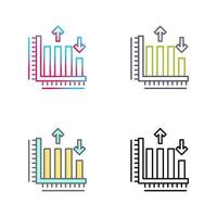 Bar Graph Vector Icon