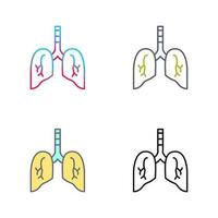 Lung Vector Icon