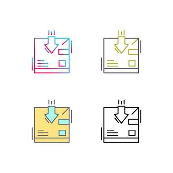 icono de vector de retorno