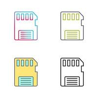 Memory Card Vector Icon