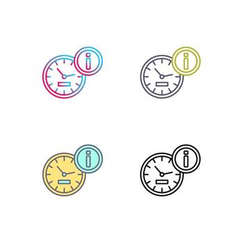 icono de vector de reloj