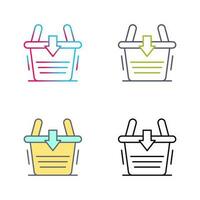 Add To Basket Vector Icon