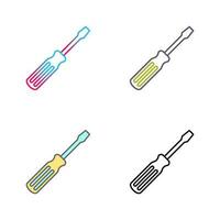 Screw driver Vector Icon