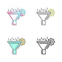 Filtering Vector Icon