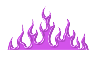 3D fire flame isolated element png