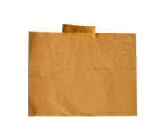 Acid vintage paper note isolated png