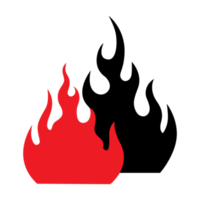 red and black fire flames png