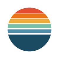 round rainbow button png