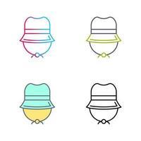 Camping Hat Vector Icon