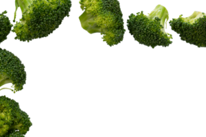 Abstract broccoli frame copy space png