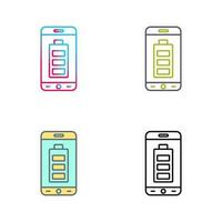 Mobile Battery Vector Icon