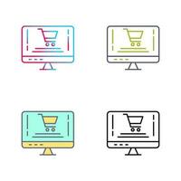 Online Shopping Vector Icon