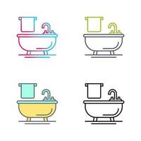 Bathtub Vector Icon