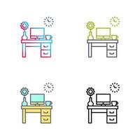 Work Table Vector Icon