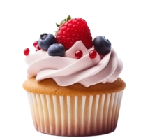 Cupcake png with AI generated.