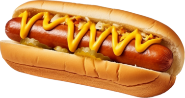 Hotdog png mit ai generiert.