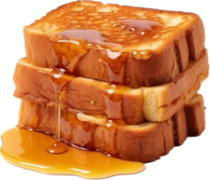 Honey toast png with AI generated.