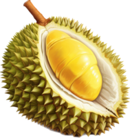 Durian png with AI generated.