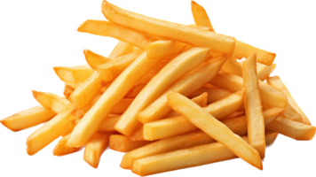 francés papas fritas png con ai generado.