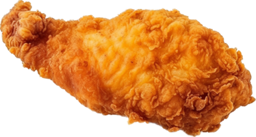 Fried chicken png with AI generated.